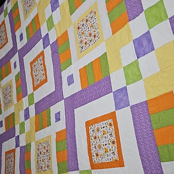 Quilt Handmade Spring time - Picture 1 of 6